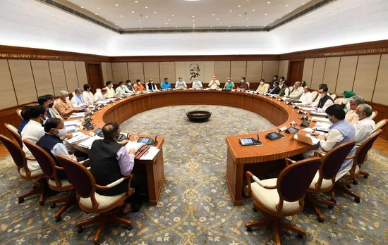 PM Modi Chairs First In-Person Cabinet Meeting After Expansion