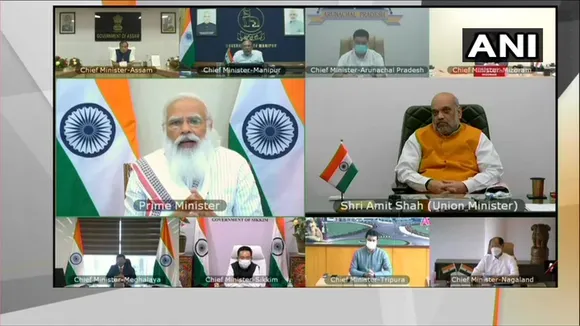 PM Narendra Modi Reviews COVID-19 Situation of NE States