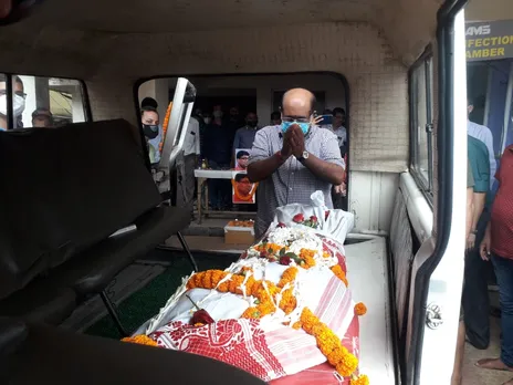 Asomiya Pratidin Bids Farewell To Mediaperson Lakshya Bayan