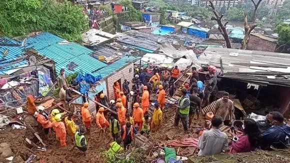 Atleast 22 Dies In Mumbai Landslide