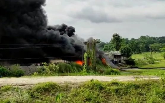 Assam: Massive Fire Takes Place In Pathsala