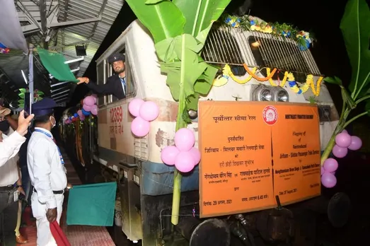 Passenger Train Between Manipur And Assam Flagged For Better Rail Connectivity