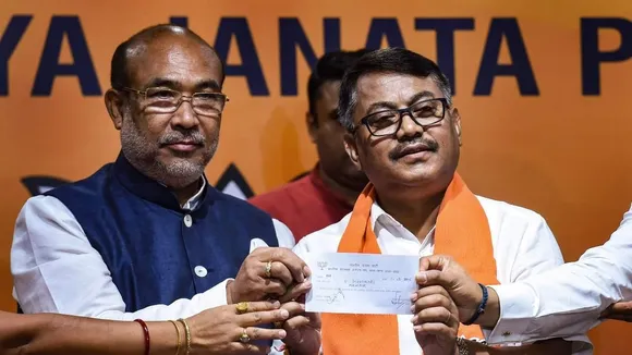 Former Manipur Cong President Joins BJP