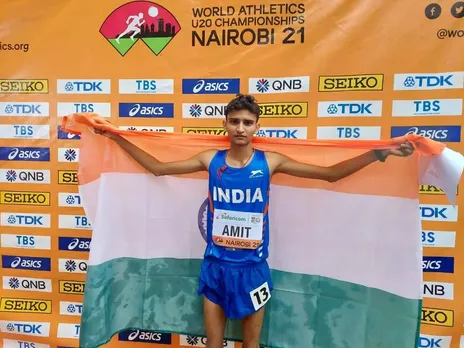 World Athletics U20: Amit Khatri Wins 10,000m Race Walk Silver