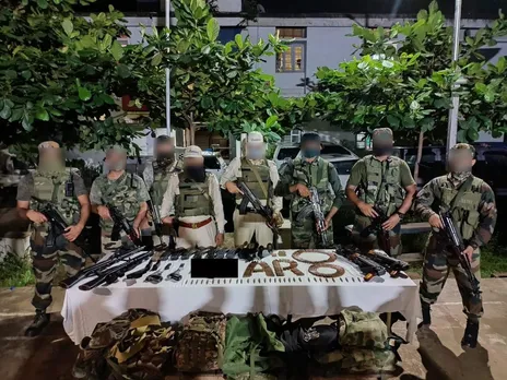 Huge Cache Of Arms, Ammunition Recovered In Manipur