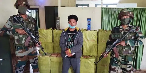 Foreign Liquor Worth Rs 8 Lakh Seized By Assam Rifles In Mizoram