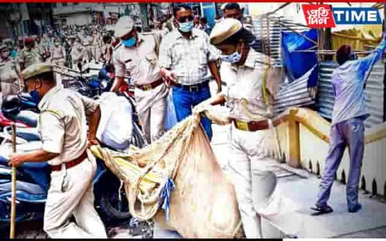 Guwahati: GMC Conducts Eviction Drive At Fancy Bazar