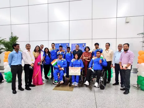 First Batch Of Indian Athletes Depart For Tokyo Paralympics