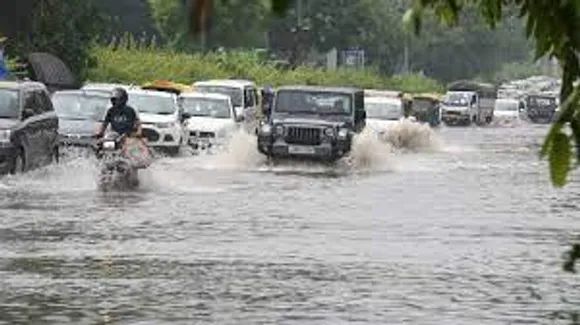 Delhi Streets Waterlogged After Heavy Rainfall, IMD Issues Orange Alert