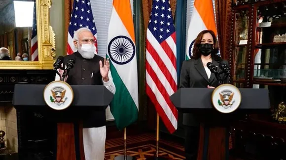 PM Modi Meets US Vice President Kamala Harris, Discusses Bi-lateral Ties