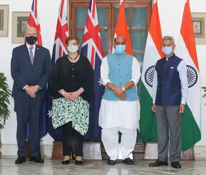 Delhi: India, Australia Hold 2+2 Ministerial Talks