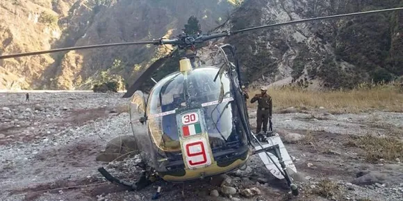 Indian Army Helicopter Crashes at Udhampur in J&K