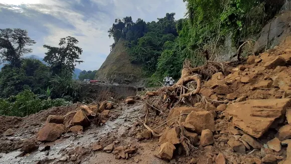 Landslides In 20 Spots Affect Traffic Movement In Arunachal Road