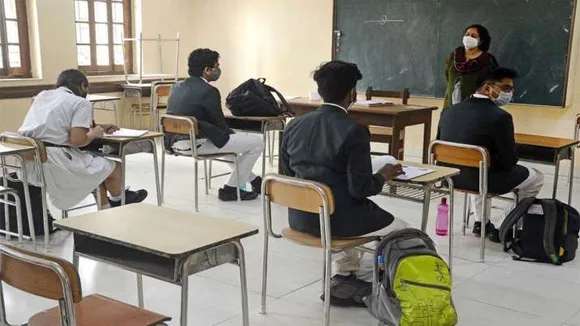 Schools In Delhi Reopen For Classes 9 To 12