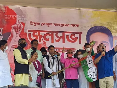 Former Tripura BJP Leader Ashis Das Joins TMC
