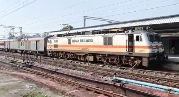 First Passenger Train Via Electrified Territory Reaches Kamakhya From Delhi
