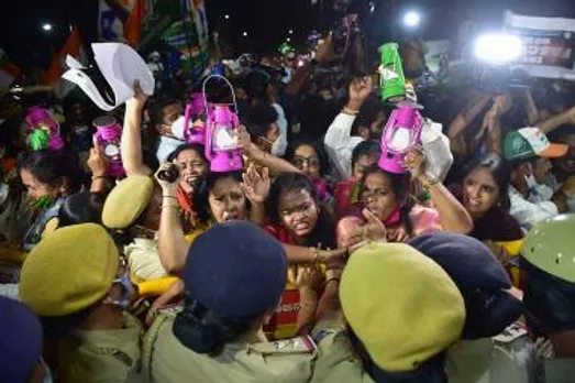 Delhi: DU Students Hold Protest Against Lakhimpur Kheri Violence