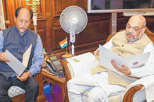 Nagaland CM To Discuss Political Issues With Amit Shah In Delhi
