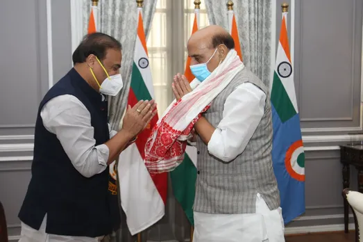 Assam CM Calls On Rajnath Singh To Sanction Setting Up Of 5 Sainik Schools