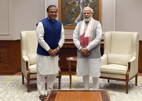 Assam CM Himanta Biswa Sarma Calls On PM Modi