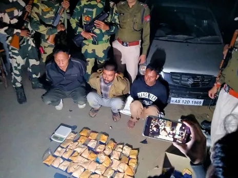 Assam: 3 Detained With 46 Cases Of Suspected Heroin In Karimganj