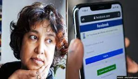 Facebook Bans Taslima Nasreen’s Account for 7 Days