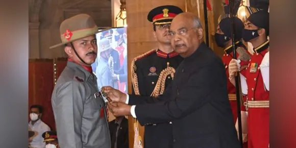 Pranab Jyoti Das of Assam Rifles Honoured with Shaurya Chakra