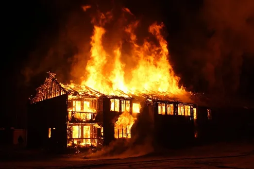 Assam: 1 Injured Fire In Golaghat, Livestock Burnt To Death