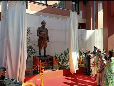Guwahati: Assam Guv Unveils Statue of Dr. Rajendra Prasad at Raj Bhavan