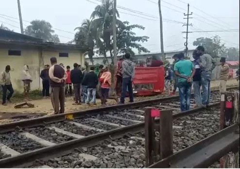 Jorhat: Speeding Train Runs Over Goods Truck