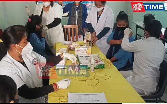 Guwahati: Day 1 Vaccination Against Covid-19 For Age 15-18