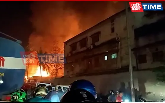 Guwahati: Massive Fire Breaks Out At Kalapahar