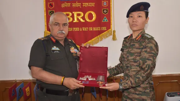 ponung doming first woman colonel from north east