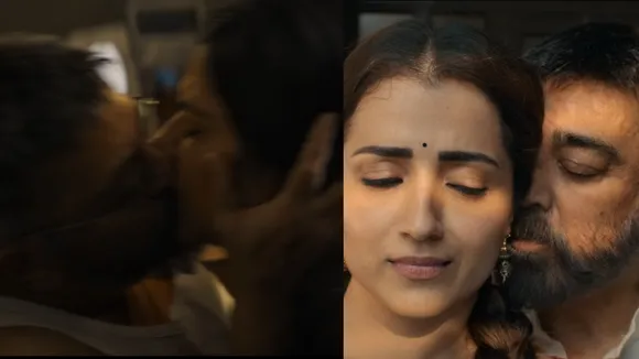 Kamal hasan kissing scene 'thug life' trailer 