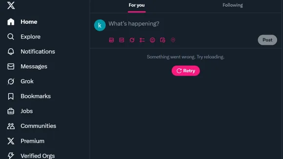 Twitter server down