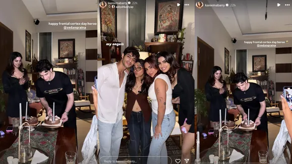 Khushi Kapoor at Vedang Raina birthday celebrations