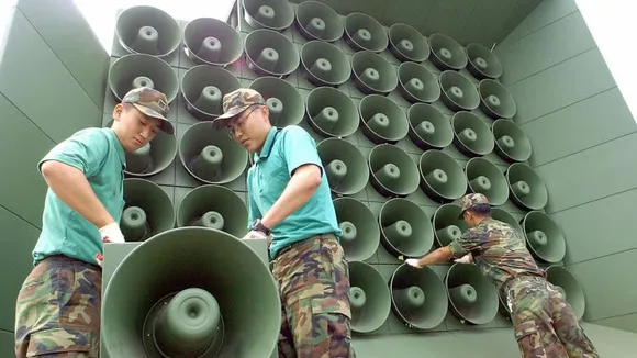 South Korea turns off propaganda loudspeakers to North