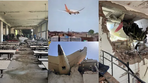 Ahmedabad Plane Crash visulas
