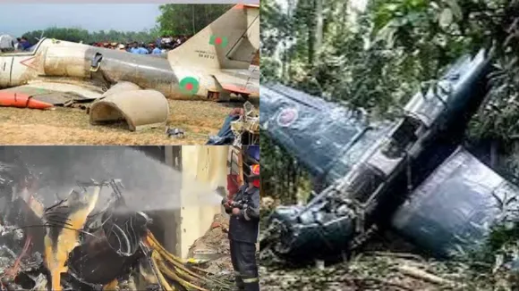 Military training jet crashed