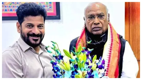 Rahul Gandhi, CM Revanth Reddy reach Kharge's residence