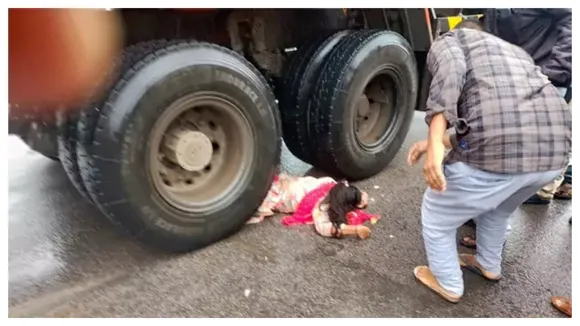 Father, daughter killed in road accident at Shadnagar