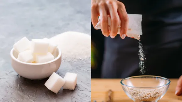 sugar and salt