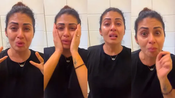 Actress Sadha crying video