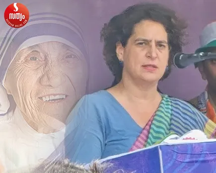 mother teresa priyanka gandhi