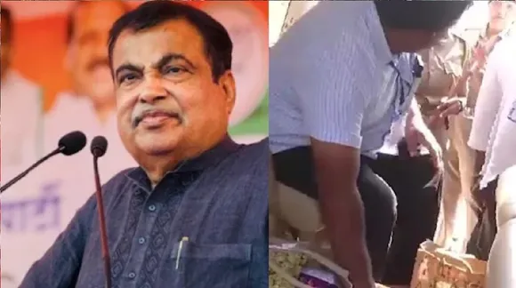 Nitin Gadkari's chopper checked by poll officials amid Uddhav Thackeray bag row