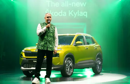 Mr. Petr Janeba, Brand Director, Škoda Auto India with Škoda Kylaq_11