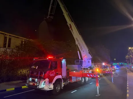 Fire at the National Evangelical Church