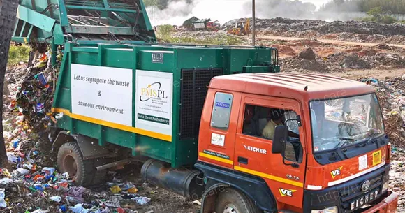 gps vehicles carrying waste