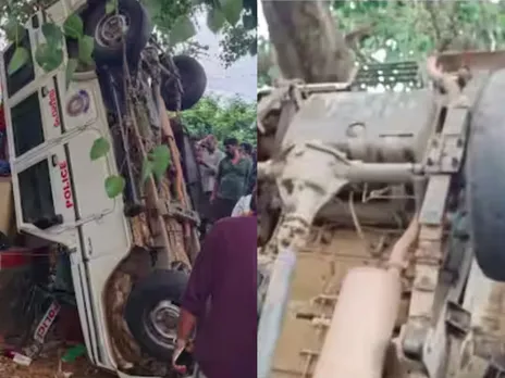 mananthacady police jeep accident