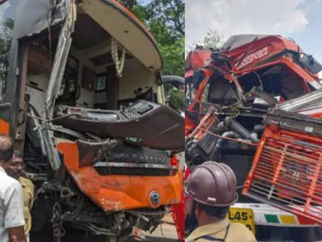 bus truch accident kalamasserry